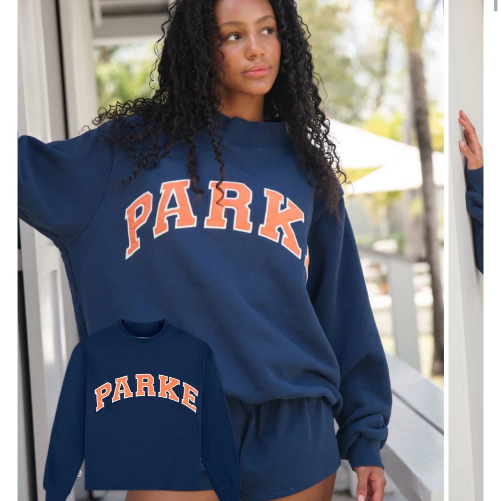 Navy Blue 'PARKE' Sweatshirt